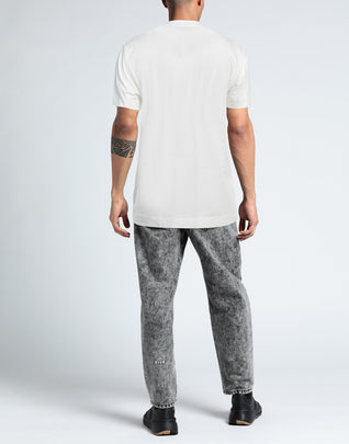 EMPORIO ARMANI T-Shirt Top Size XS Logo Print 'RECYCLE' Short Sleeve Crew Neck