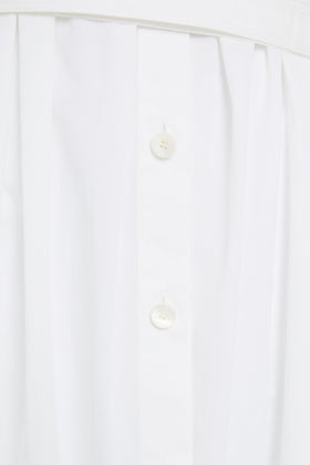 RRP€1515 CHLOE Shirt Maxi Dress FR34 US2 UK6 XS Shirred Trim Belted Short Sleeve gallery photo number 5
