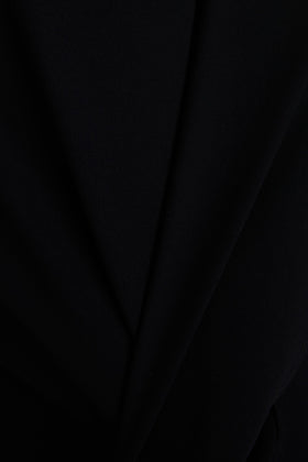 RRP€1855 ELIE SAAB Crepe Jumpsuit FR36 US4 UK8 S Black Draped Detail Sleeveless gallery photo number 5