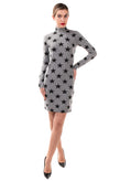 RRP €230 GARETH PUGH Bodycon Dress Size 38 Star Pattern Made in Italy gallery photo number 1