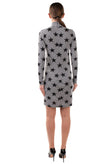 RRP €230 GARETH PUGH Bodycon Dress Size 38 Star Pattern Made in Italy gallery photo number 4