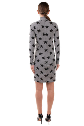 RRP €230 GARETH PUGH Bodycon Dress Size 38 Star Pattern Made in Italy gallery photo number 4