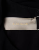 RRP€1855 ELIE SAAB Crepe Jumpsuit FR36 US4 UK8 S Black Draped Detail Sleeveless gallery photo number 6