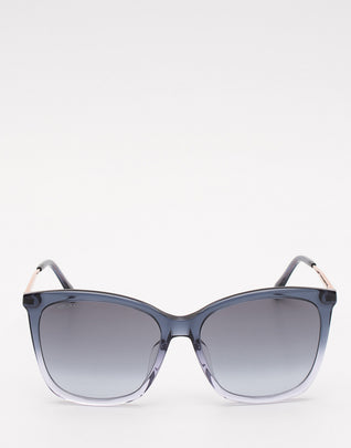 RRP€335 JIMMY CHOO NEREA/G/S Oversized Butterfly Sunglasses Gradient Lenses