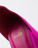 RRP€280 MAJE Satin Ankle Strap Sandals US9 UK6 EU39 Pink Heel Buckle gallery photo number 6