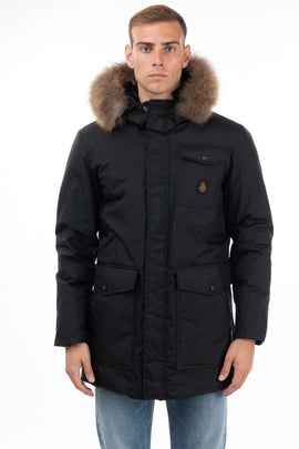 RRP €380 REFRIGIWEAR Parka Jacket Size IT 48 / M Waterproof Raccoon Fur Trim