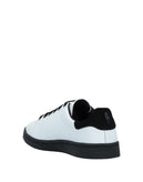 RRP€454 NEIL BARRETT Leather Sneakers US7 UK4 EU37 White Logo Flat gallery photo number 3