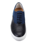 RRP €195 8 Leather & Canvas Sneakers US 9 EU 42 UK 8 Colour Block Made in Italy gallery photo number 5