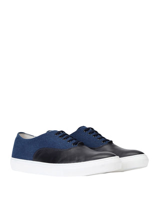 RRP €195 8 Leather & Canvas Sneakers US 9 EU 42 UK 8 Colour Block Made in Italy