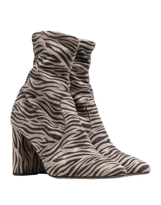 RRP€155 JOLIE By EDWARD SPIERS Ankle Boots US10 EU40 UK7 HANDMADE Zebra Pattern