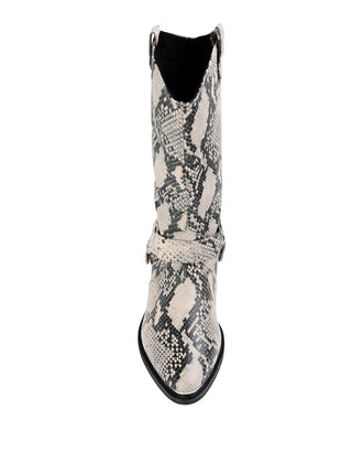 RRP €150 STEVE MADDEN Cowboy Boots EU 40 UK 7 US 9 Snakeskin Pattern gallery photo number 4