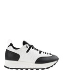 RRP €250 RUCOLINE Sneakers US5 EU35 UK2 Contrast Leather Two Tone Logo gallery photo number 1