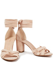 RRP€615 ZIMMERMANN Leather Ankle Strap Sandals US5.5 UK3 EU36 Knot Self Tie gallery photo number 1