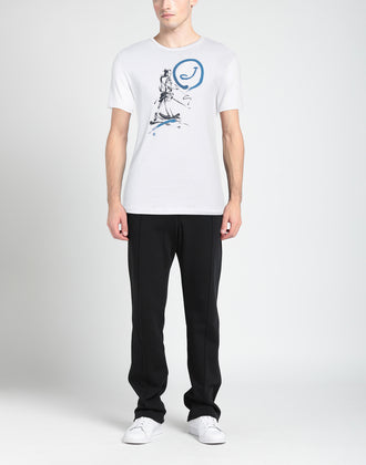 RRP€119 JACOB COHEN T-Shirt Size XXL Stretch Printed Round Collar Made in Italy gallery photo number 1