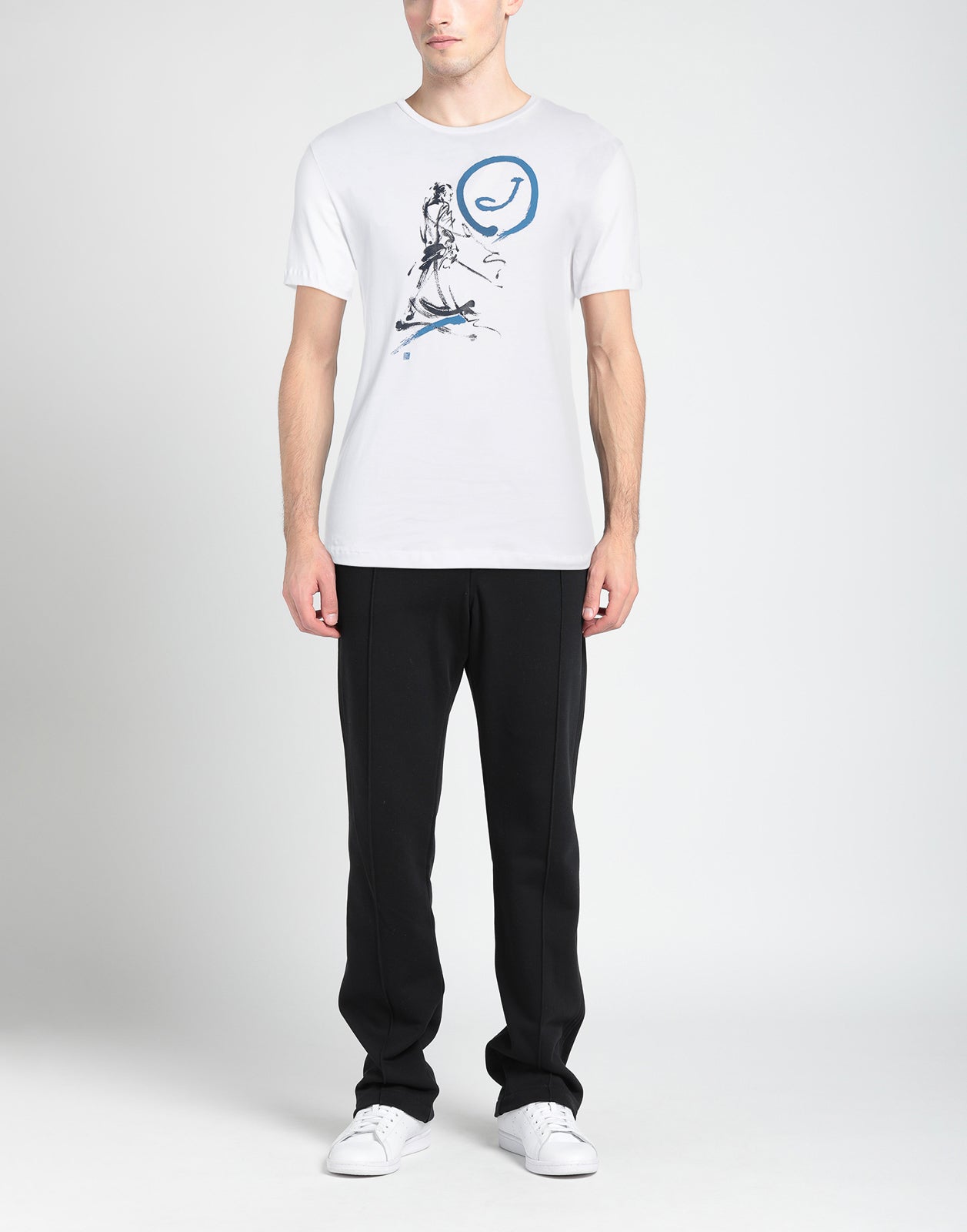RRP€119 JACOB COHEN T-Shirt Size XXL Stretch Printed Round Collar Made in Italy gallery main photo