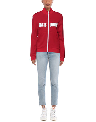 RRP €211 FRANKIE MORELLO Zip Sweatshirt Size XS 'PARIS LONDON' Offensive Words