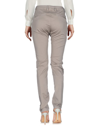 EUROPEAN CULTURE Twill Chino Trousers Size 28 M Stretch Embroidered Logo Zip Fly gallery photo number 2