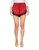RRP€115 PINKO LAIKA Shorts Size IT 40 Partly Mesh Lined Drawcord Waist Lace Trim gallery photo number 1