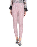 RRP€340 JUST CAVALLI Lace Trousers US2 IT38 XS See Through Zipped Cuffs gallery photo number 2