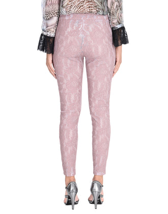 RRP€340 JUST CAVALLI Lace Trousers US2 IT38 XS See Through Zipped Cuffs gallery photo number 3