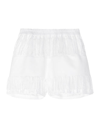 RRP €190 PRISM Shorts Size IT 38 Fringe Trim Elasticated Waist Made in Italy gallery photo number 4