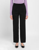 8 Trousers Size IT 40 Seam Front Elasticated Waist Made in Portugal gallery photo number 2