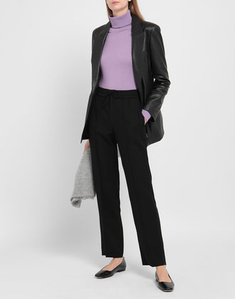 8 Trousers Size IT 38 Seam Front Elasticated Waist Made in Portugal gallery photo number 1