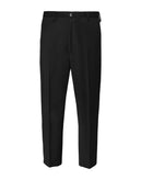 8 Flat Front Trousers Size 46 Stretch Wool Blend Made in Italy gallery photo number 4