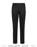 SHARON CHO Trousers Size IT 44 Flat Front Zipped Side Made in Italy gallery photo number 5