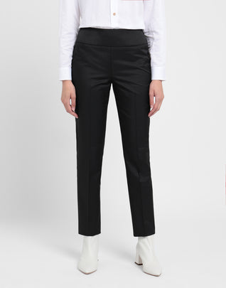 RRP €135 SHARON CHO Trousers Size IT 38 Flat Front Zipped Side Made in Italy