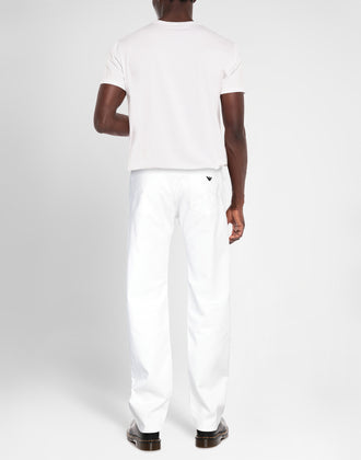 RRP €195 EMPORIO ARMANI Trousers W34  Stretch White Logo Patch Regular Fit gallery photo number 2
