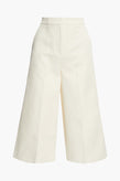 RRP€452 JOSEPH Culotte Trousers FR36 US4 UK8 S Silk Blend Ivory Flat Front gallery photo number 3