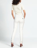 RRP €180 EMPORIO ARMANI Jeans W28 Stretch White Logo Patch Zip Fly Slim Fit gallery photo number 2