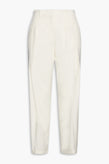 RRP€1088 SALVATORE FERRAGAMO Silk Pleated Trousers IT40 US6 UK10 S Made in Italy gallery photo number 3