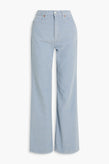 RRP€346 RE/DONE Corduroy Wide-Leg Trousers W29 Blue Logo Patch High-Rise gallery photo number 5