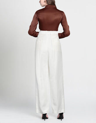 RRP €229 SANDRO Shary Pleated Trousers FR38 US6 UK10 M Linen Blend High Waist gallery photo number 2