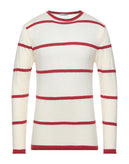 RRP€119 L.B.K. Pullover Jumper Size S Thin Knit Striped Pattern Made in Italy gallery photo number 3