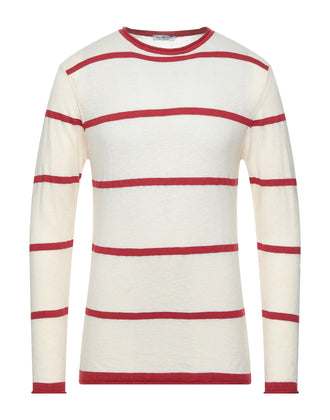 RRP€119 L.B.K. Pullover Jumper Size S Thin Knit Striped Pattern Made in Italy gallery photo number 3