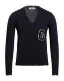 RRP€258 GRIFONI Wool Jumper IT50 US40 L G Patch Distressed Made in Italy gallery photo number 3