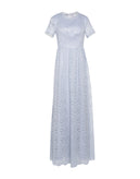RRP €440 BY MALINA CLAIRE Lace Maxi A-Line Dress Size M Open Back Short Sleeve gallery photo number 8