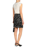 RRP €360 BY MALENE BIRGER Crepe Skirt Dress Size EU 42 / L-XL Contrast Lace gallery photo number 2