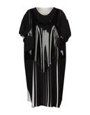 RRP€1220 MAISON MARGIELA Shift Dress Size S Coated Pleated Front Made in Italy gallery photo number 3