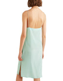 RRP €220 MATIN Silk Crepe Slip Dress Size US 8 See Through Square Neck gallery photo number 3