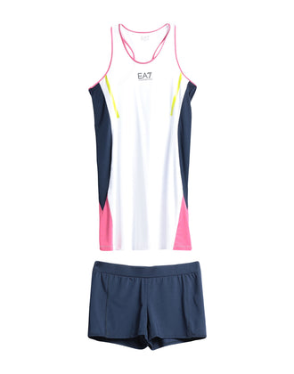 RRP €195 EMPORIO ARMANI EA7 Tennis Dress & Shorts Set Size M VENTUS 7 Logo Front gallery photo number 3