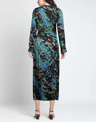 RRP€202 OTTOD'AME A-Line Dress IT42 US6 UK10 S Abstract Pattern Made in Italy gallery photo number 2