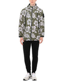 RRP€390 OUTHERE Jacket Size M FLORAL RAIN REACTIVE Suspenders Inside Coated gallery photo number 1