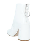 RRP€119 STEVE MADDEN Ankle Boots US6.5 UK4 EU37 White Varnished Effect gallery photo number 3