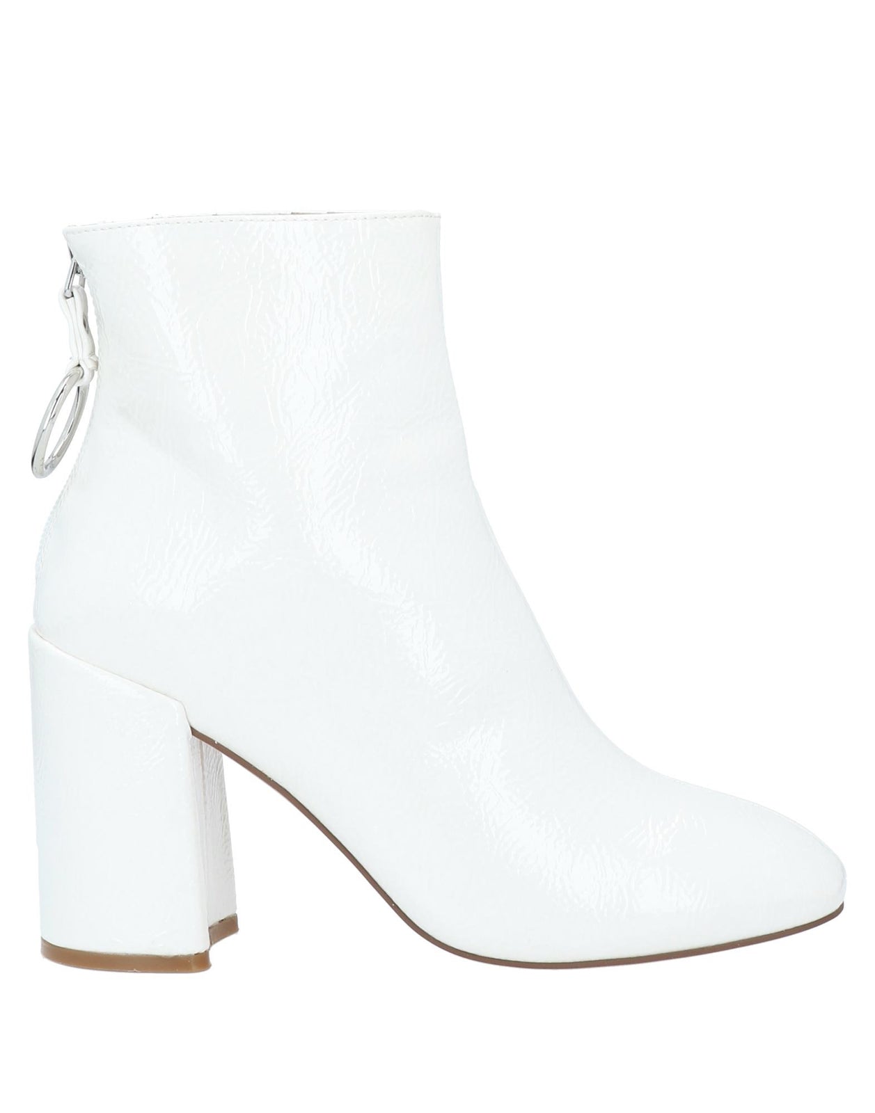 RRP€119 STEVE MADDEN Ankle Boots US6.5 UK4 EU37 White Varnished Effect gallery main photo