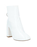 RRP€119 STEVE MADDEN Ankle Boots US6.5 UK4 EU37 White Varnished Effect gallery photo number 2