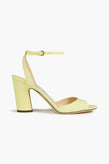 RRP€635 JIMMY CHOO Miranda Leather Sandals US6 UK3 EU36 Yellow Ankle Strap gallery photo number 2